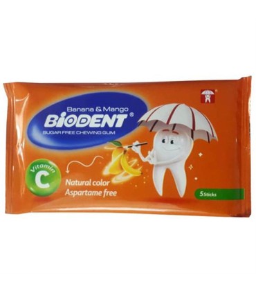 آدامس نواري موز انبه بايودنت