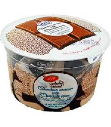 بستني 1 ليتر ليواني رگه دار شكلاتي كاله