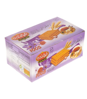 بيسكويت 850 گرم پذيرايي زعفراني فرخنده