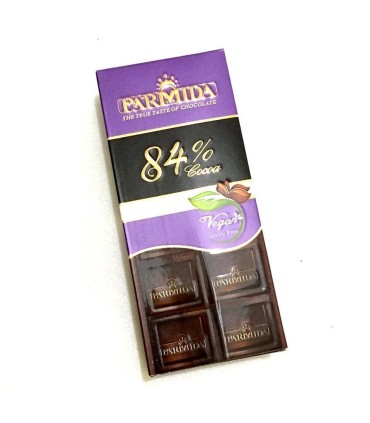 شكلات تابلت 80 گرم تلخ84% پارميدا