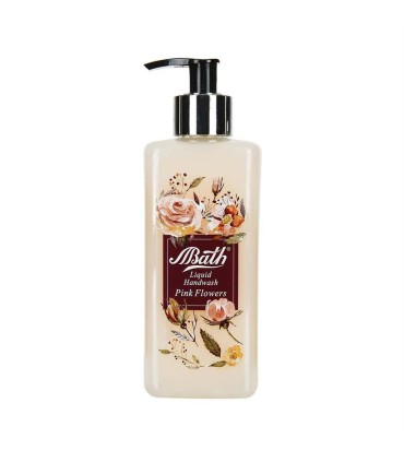 مايع دستشويي 500 ميل گل صورتي بس