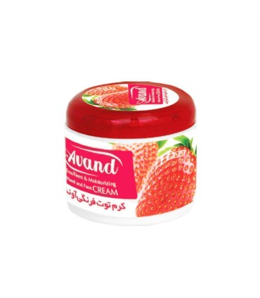 كرم دست و صورت كاسه اي 200 ميل توت فرنگي آوند