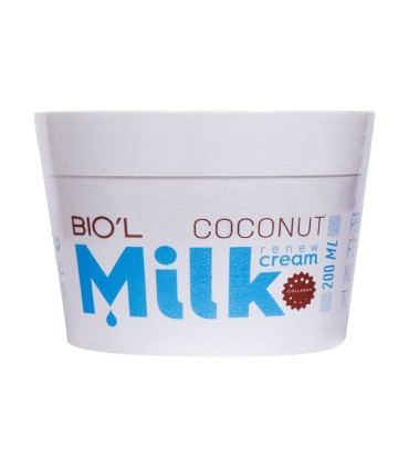 كرم دست و صورت كاسه اي 200 ميل شير و نارگيل بيول