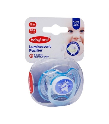 پستانك فندقي طرح شب تاب(صفر تا6ماه) بي بي لند