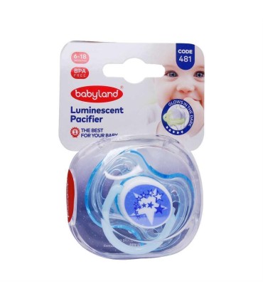 پستانك فندقي طرح شب تاب(6 تا 18ماه) بي بي لند