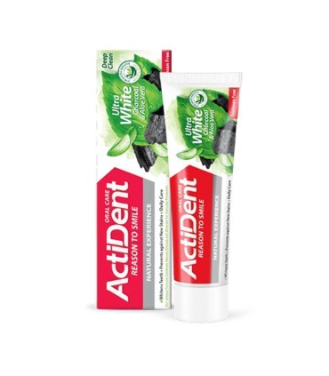 خميردندان 100 ميل زغال و آلوئه ورا اكتيدنت