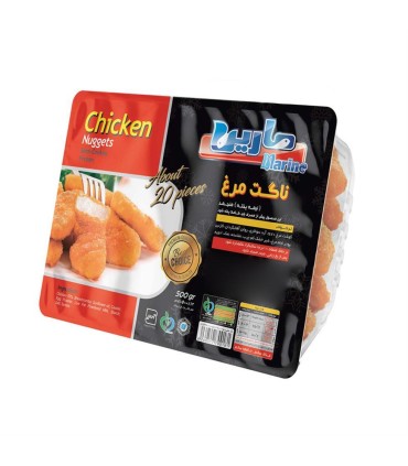 ناگت مرغ 500 گرم مارين