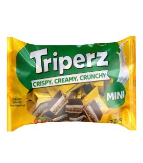 ويفر 220 گرم پاكتي شيري فندق تريپرز