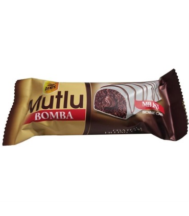 كيك كاپ براوني روكش سفيد بمبا بنيس