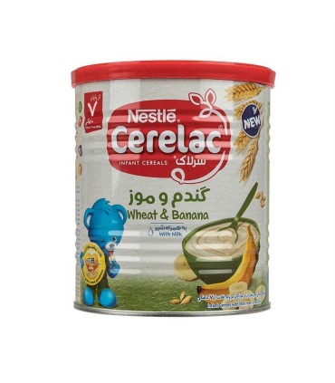 غذاي كودك سرلاك 400 گرم گندم و موز نستله