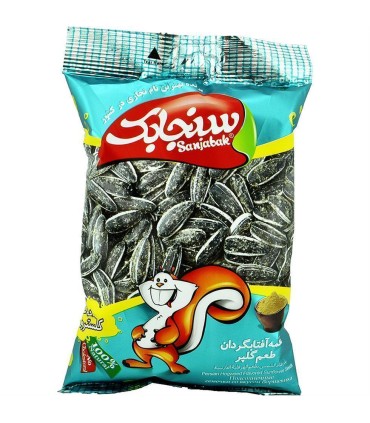 تخمه آفتابگردان 105 گرم گلپر سنجابك