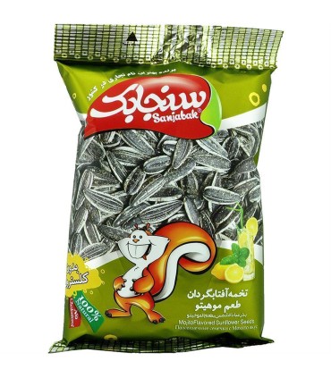تخمه آفتابگردان 105 گرم موهيتو سنجابك