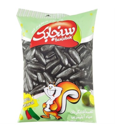 تخمه آفتابگردان 105 گرم سياه آبليمويي سنجابك