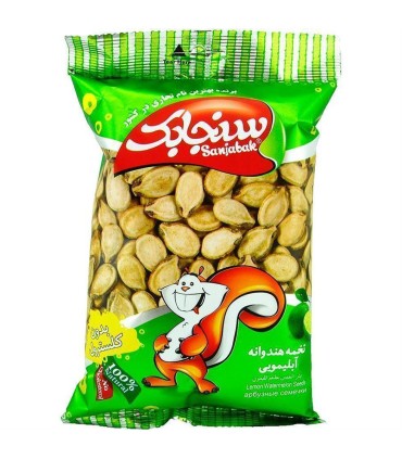 تخمه باپوست 80 گرم هندوانه آبليمويي سنجابك