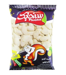 تخمه باپوست 80 گرم كدو آبليمويي سنجابك