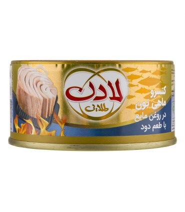 تن ماهي 180 گرم دودي لادن