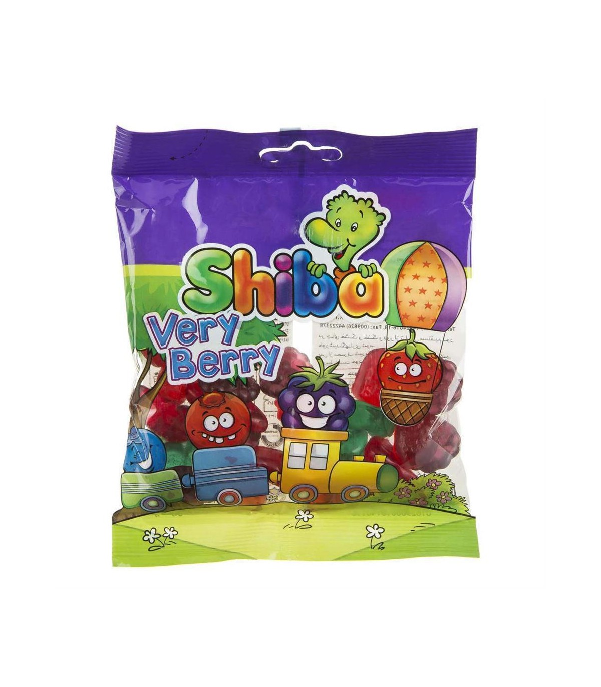 پودر ژله 100 گرم تمشك شيبابا