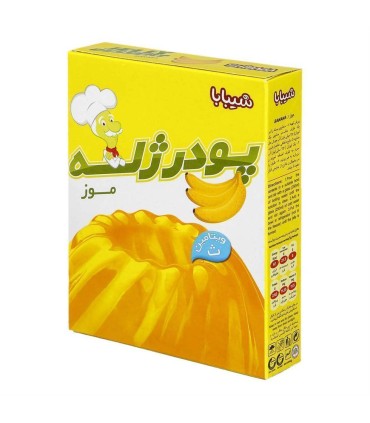 پودر ژله 100 گرم موز شيبابا