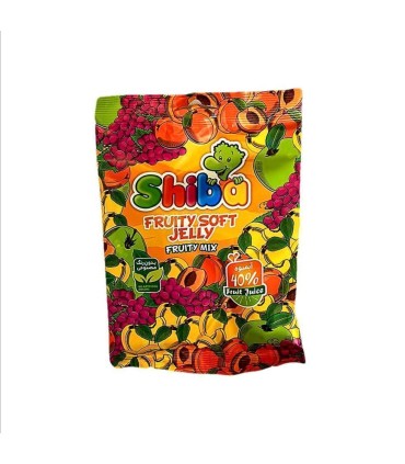 پاستيل 160 گرم سافت جلي مخلوط ميوه شيبا
