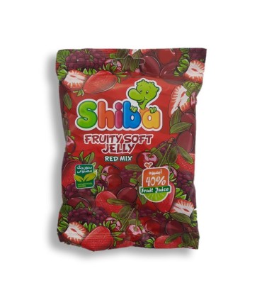 پاستيل 160 گرم سافت جلي ميوه هاي قرمز شيبا