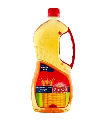 روغن ذرت و كنجد 1/800 ليتر سرخ كردني زر