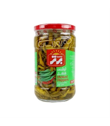 ترشي 630 گرم فلفل سبز برتر