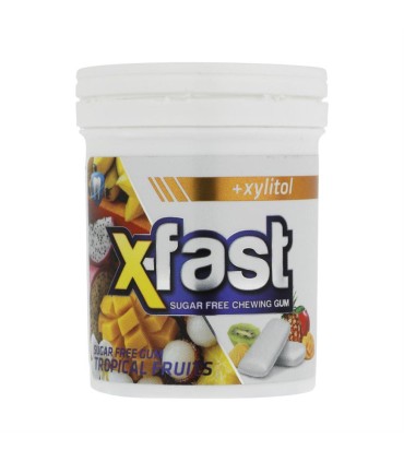 آدامس قوطي استوايي بدون شكر اكس فست