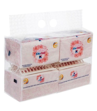 دستمال كاغذي اقتصادي 4 عددي هنگردار ايزي پيك