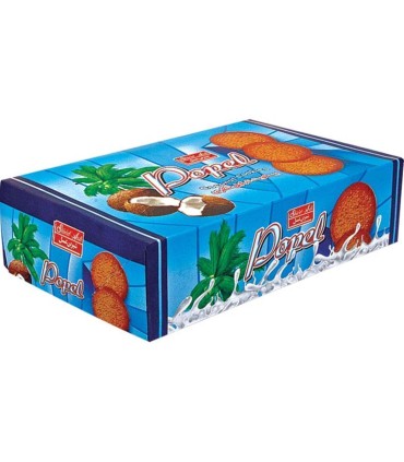 بيسكويت 240 گرم جعبه پاپل نارگيلي شيرين عسل