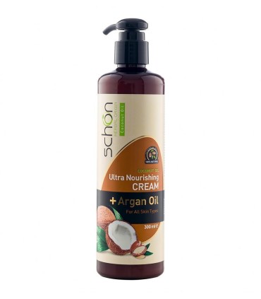 كرم دست و صورت 300 ميل پمپي نارگيل شون