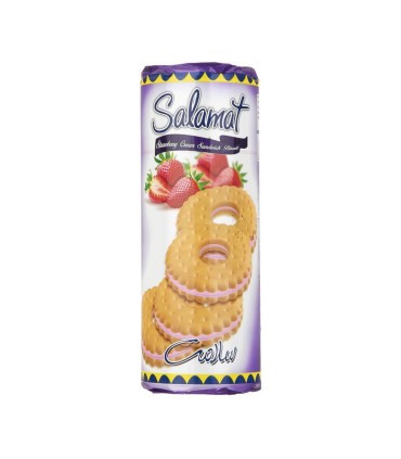 بيسكويت 330 گرم كرمدار توت فرنگي سلامت