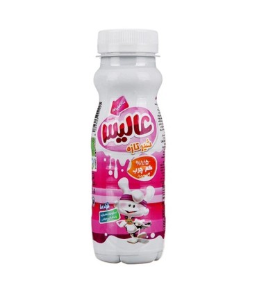 شير بطري كم چرب 200 ميل عاليس
