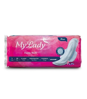 نوار بهداشتي مشبك صورتي ماي ليدي