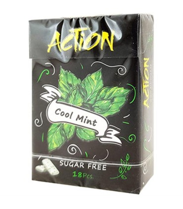 آدامس بدون شكر نعنا جعبه اكشن