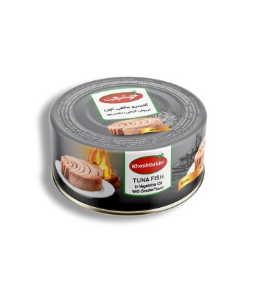 تن ماهي 180 گرم دودي خوشبخت