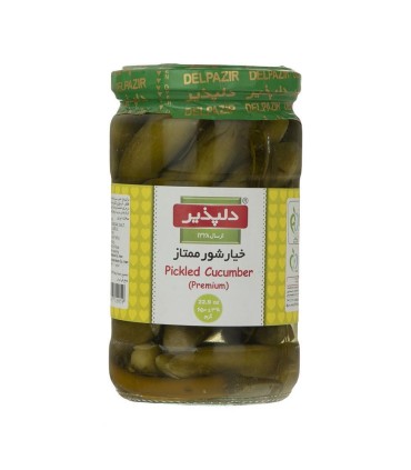 خيارشور 650 گرم ممتاز دلپذير