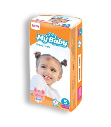 پوشك نرمال 5 (8 عددي) نارنجي ماي بيبي