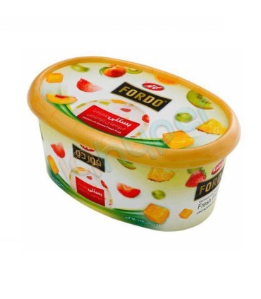 بستني 1 ليتر ميوه هاي فصل بيضي كاله