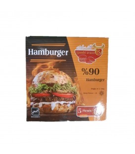 همبرگر 500 گرم 90% گوشت آوران
