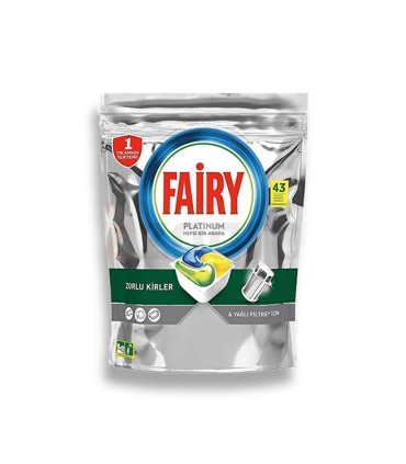 قرص ماشين ظرفشويي 43 عددي پلاتينيوم فيري