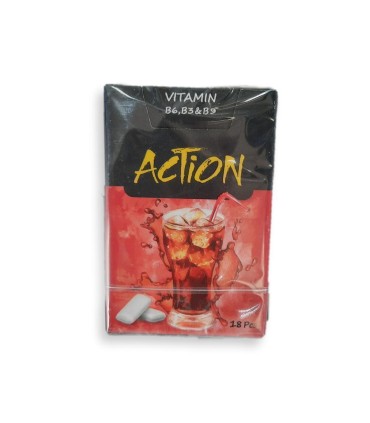 آدامس بدون شكر كولا جعبه اكشن