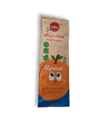 لواشك 90 گرم ورقه اي زردآلو مادلين