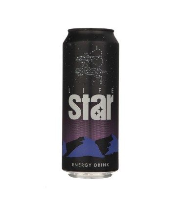 نوشيدني انرژي زا 500 ميل قوطي لايف استار