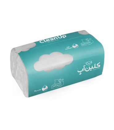 دستمال كاغذي اقتصادي 250 برگ كلين آپ