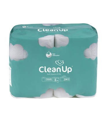 دستمال كاغذي دلسي 24 رول كلين آپ