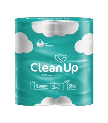 دستمال كاغذي حوله اي 2 رول كلين آپ