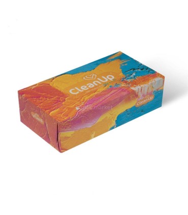 دستمال كاغذي جعبه اي 300 برگ كلين آپ
