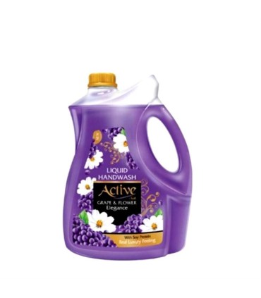 مايع دستشويي 4 ليتر بنفش اكتيو
