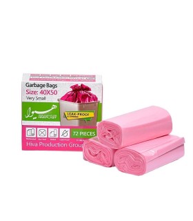 كيسه زباله 3 رول كوچك اداري(72 عددي) هيوا