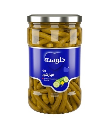 خيارشور 680 گرم ويژه دلوسه
